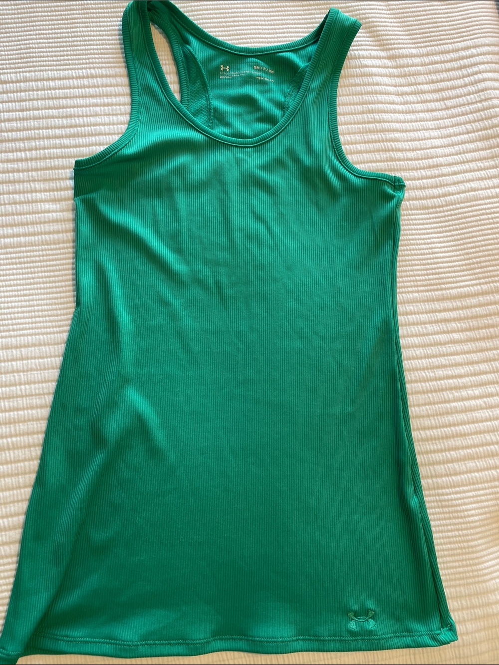 Under Armour Green Racerback Tank - Small